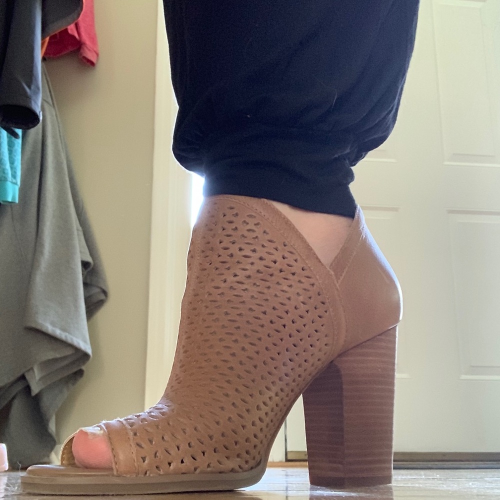 Lucky Brand open toe booties